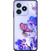 Чохол BoxFace Blackview Wave 9C Orchids and Butterflies