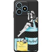 Прозорий чохол BoxFace Blackview Wave 9C City Girl