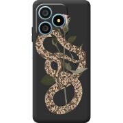 Прозорий чохол BoxFace Blackview Wave 9C Glamor Snake