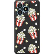 Прозорий чохол BoxFace Blackview Wave 9C с 3D-глазками Popcorn