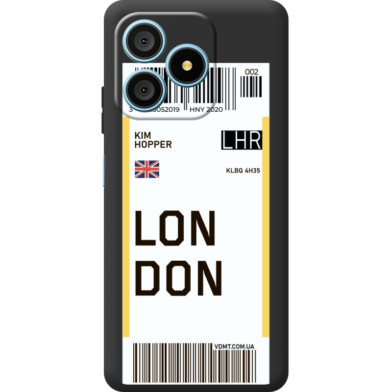 Прозорий чохол BoxFace Blackview Wave 9C Ticket London