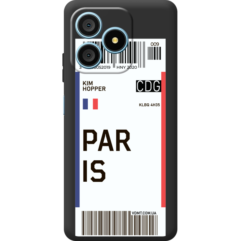 Прозорий чохол BoxFace Blackview Wave 9C Ticket Paris