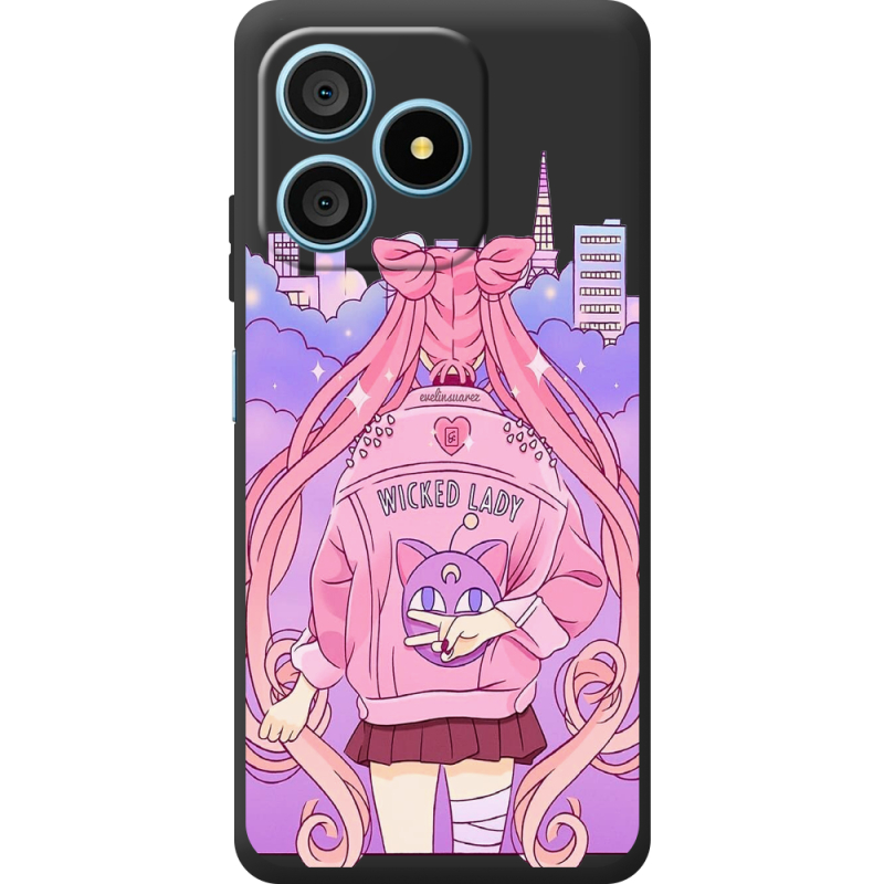 Прозорий чохол BoxFace Blackview Wave 9C Wiked Lady