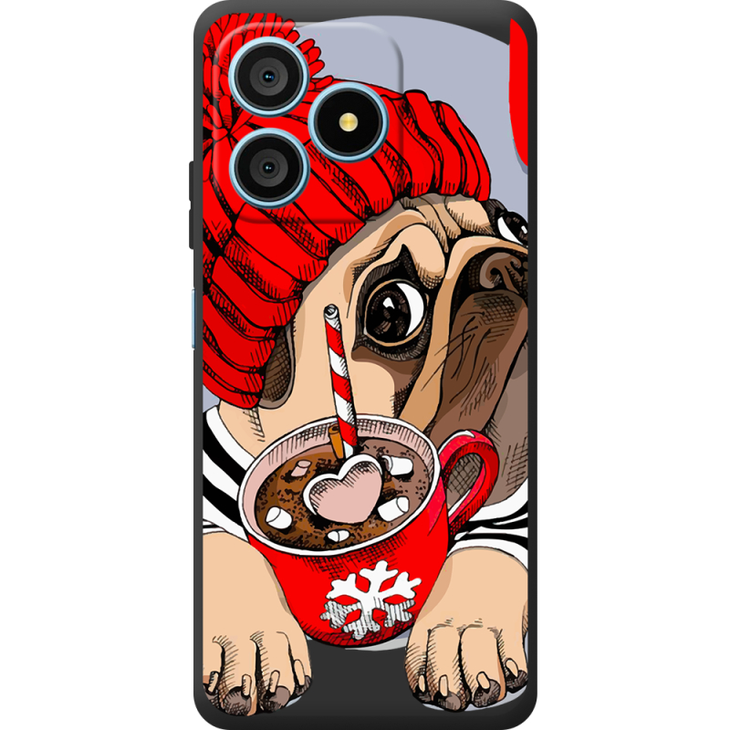 Прозорий чохол BoxFace Blackview Wave 9C Winter Puggy