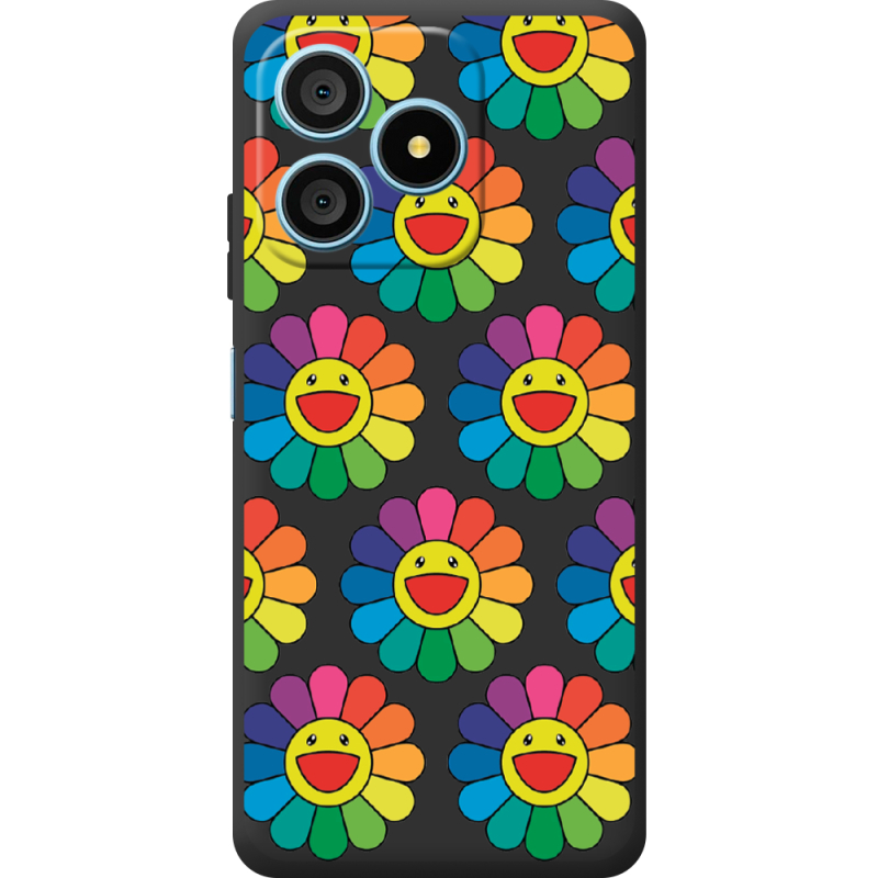 Прозорий чохол BoxFace Blackview Wave 9C Hippie Flowers