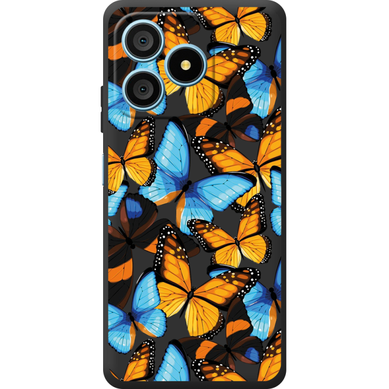 Прозорий чохол BoxFace Blackview Wave 9C Butterfly Morpho