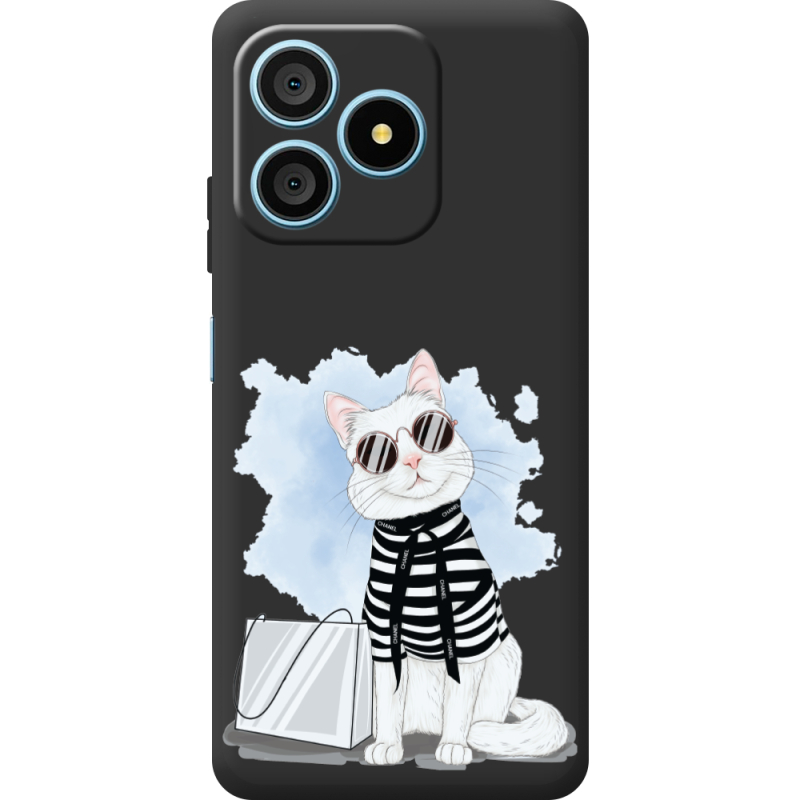 Прозорий чохол BoxFace Blackview Wave 9C Cat Style