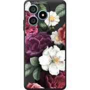 Прозорий чохол BoxFace Blackview Wave 9C Floral Dark Dreams