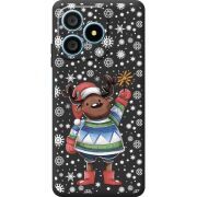 Прозорий чохол BoxFace Blackview Wave 9C Christmas Deer with Snow