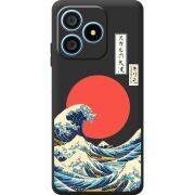 Прозорий чохол BoxFace Blackview Wave 9C Большая волна в Канагаве