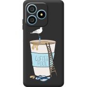 Прозорий чохол BoxFace Blackview Wave 9C Segull in Cofee Pool
