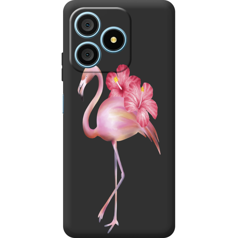 Прозорий чохол BoxFace Blackview Wave 9C Floral Flamingo