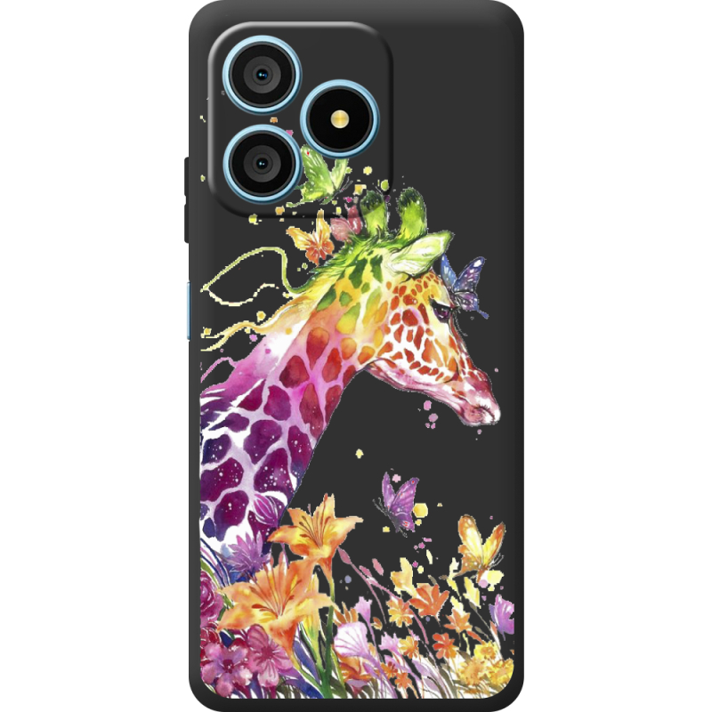 Прозорий чохол BoxFace Blackview Wave 9C Colorful Giraffe