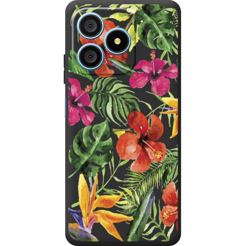 Прозорий чохол BoxFace Blackview Wave 9C Tropical Flowers
