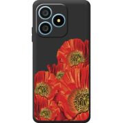 Прозорий чохол BoxFace Blackview Wave 9C Red Poppies