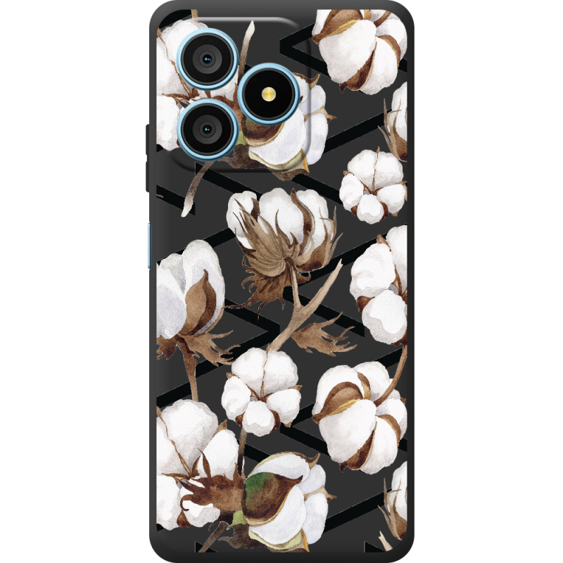 Прозорий чохол BoxFace Blackview Wave 9C Cotton flowers
