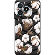 Прозорий чохол BoxFace Blackview Wave 9C Cotton flowers