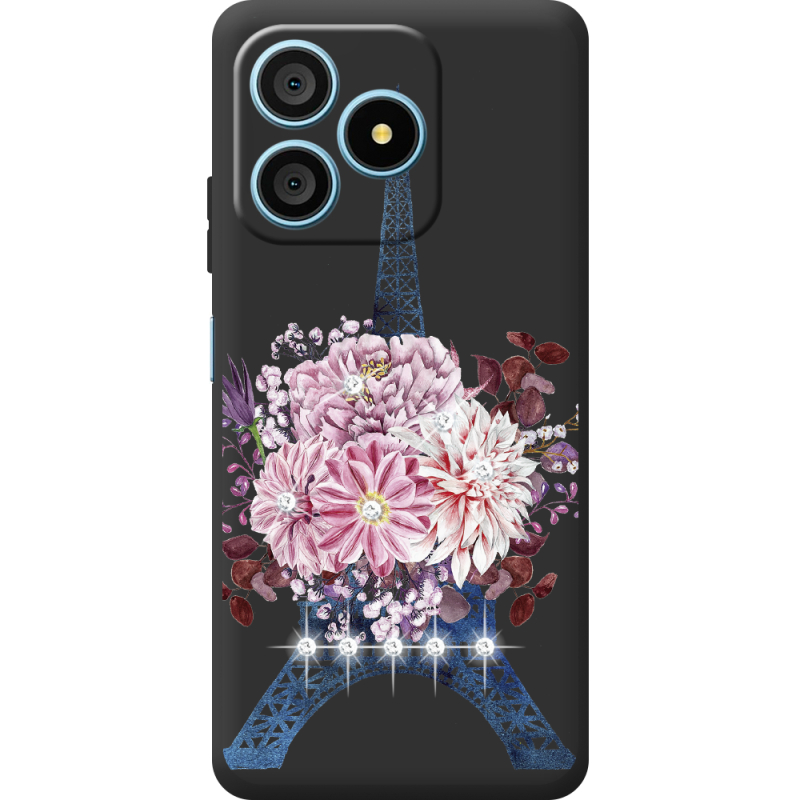 Чохол зі стразами Blackview Wave 9C Eiffel Tower