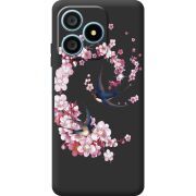 Чохол зі стразами Blackview Wave 9C Swallows and Bloom