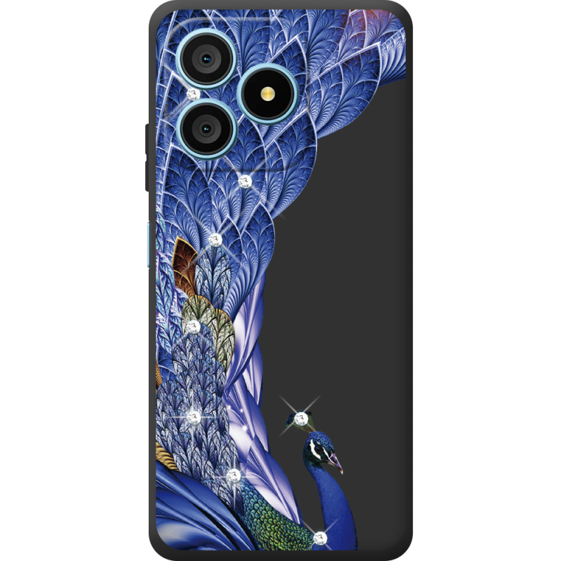 Чохол зі стразами Blackview Wave 9C Peafowl