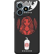 Чорний чохол BoxFace Blackview Wave 9C RedWhite Coffee