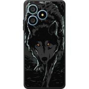 Чорний чохол BoxFace Blackview Wave 9C Wolf