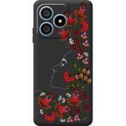 Чорний чохол BoxFace Blackview Wave 9C 3D Ukrainian Muse