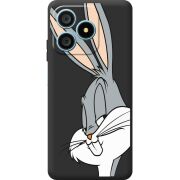 Чорний чохол BoxFace Blackview Wave 9C Lucky Rabbit
