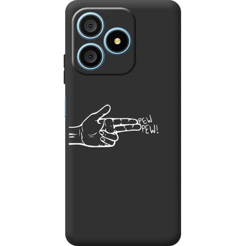 Чорний чохол BoxFace Blackview Wave 9C Pew Pew