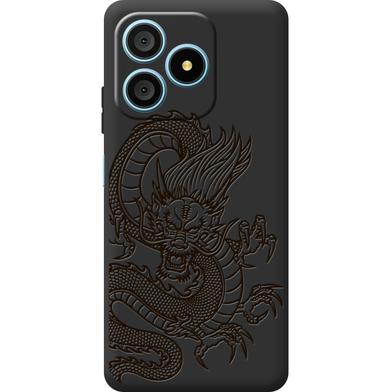Чорний чохол BoxFace Blackview Wave 9C Chinese Dragon