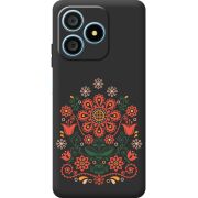 Чорний чохол BoxFace Blackview Wave 9C Ukrainian Ornament