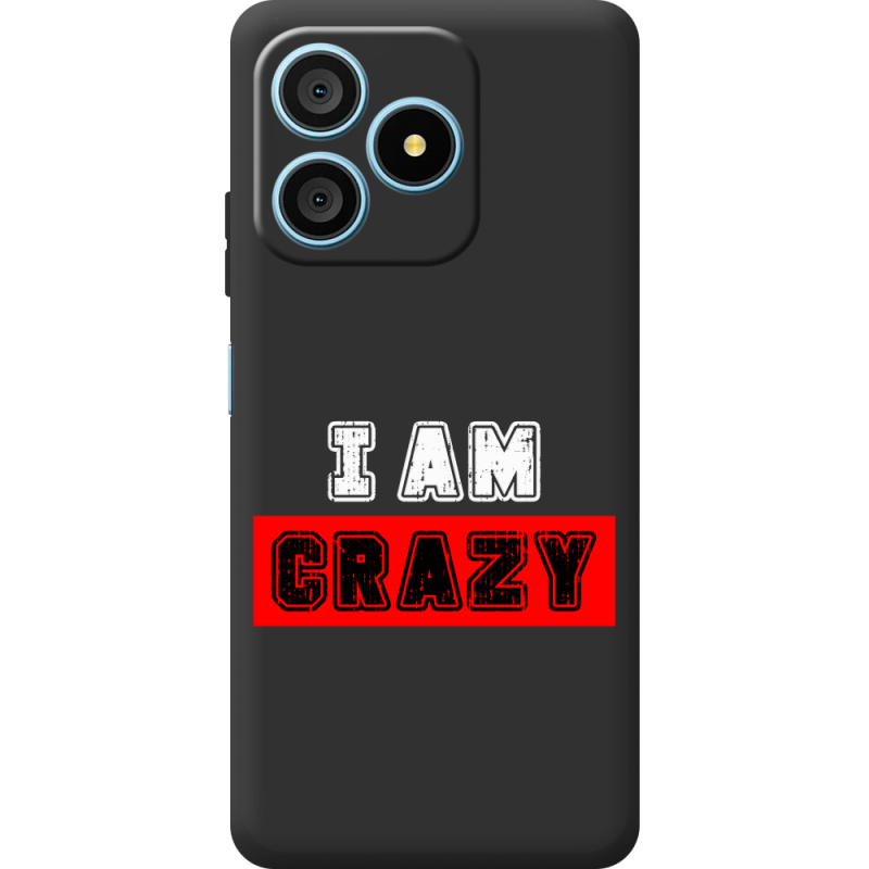 Чорний чохол BoxFace Blackview Wave 9C I'm Crazy