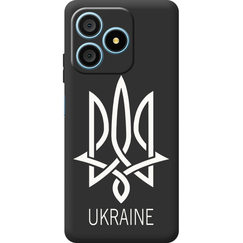 Чорний чохол BoxFace Blackview Wave 9C Тризуб монограмма ukraine