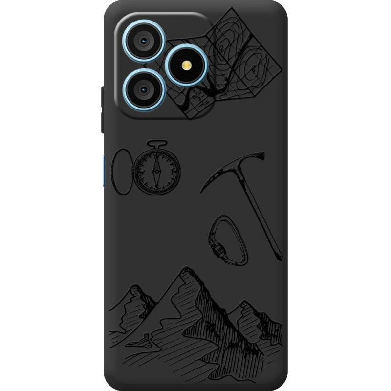 Чорний чохол BoxFace Blackview Wave 9C Mountains