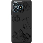 Чорний чохол BoxFace Blackview Wave 9C Mountains