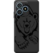 Чорний чохол BoxFace Blackview Wave 9C Grizzly Bear
