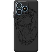 Чорний чохол BoxFace Blackview Wave 9C Lion