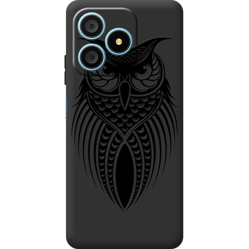 Чорний чохол BoxFace Blackview Wave 9C Owl