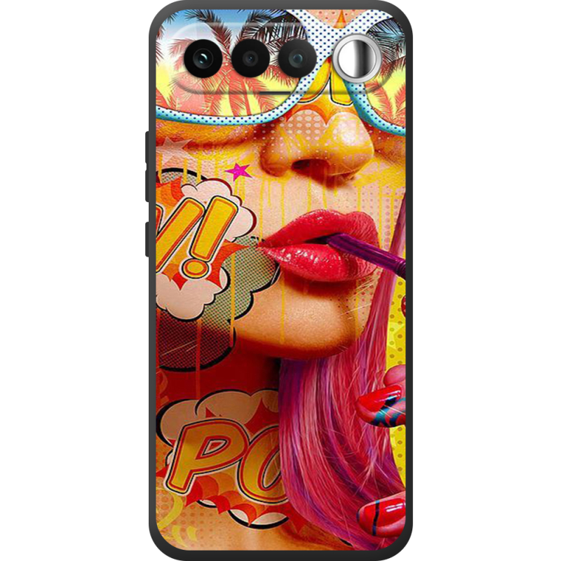 Чохол BoxFace Realme 16 5G Yellow Girl Pop Art