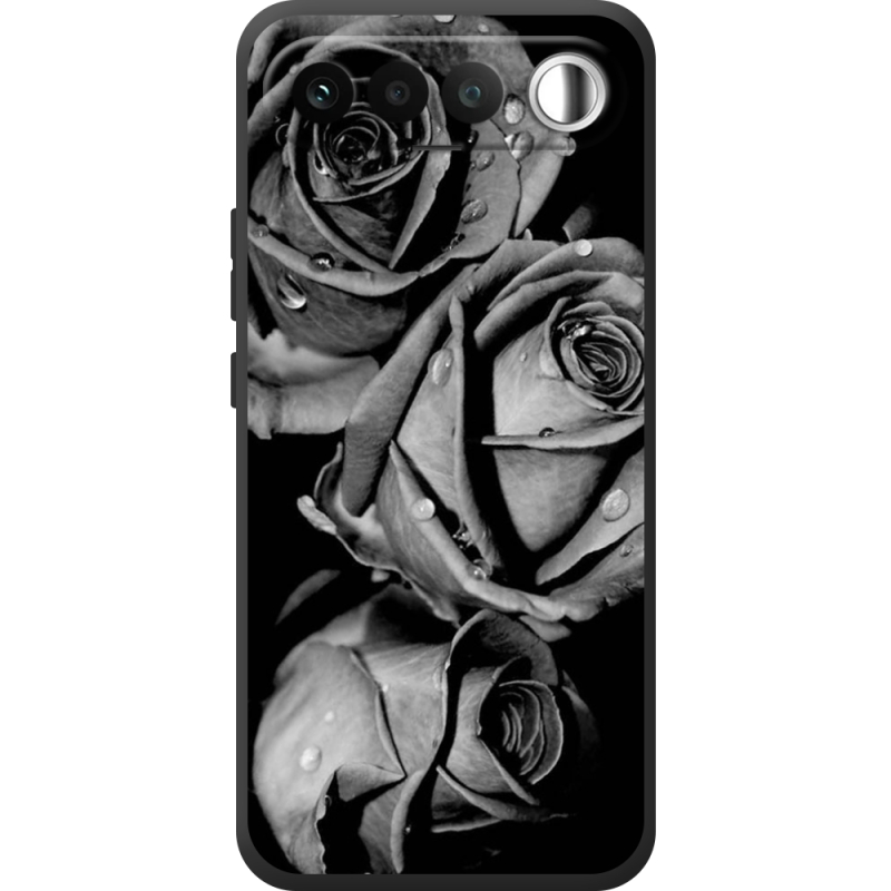 Чохол BoxFace Realme 16 5G Black and White Roses