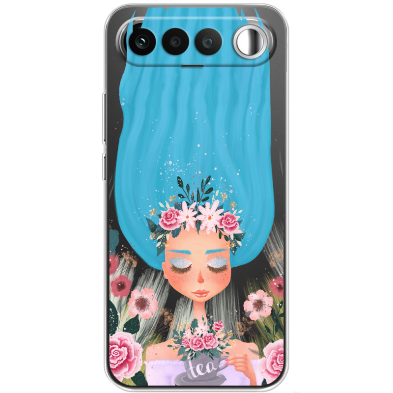 Прозорий чохол BoxFace Realme 16 5G Blue Hair