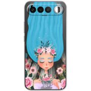 Прозорий чохол BoxFace Realme 16 5G Blue Hair
