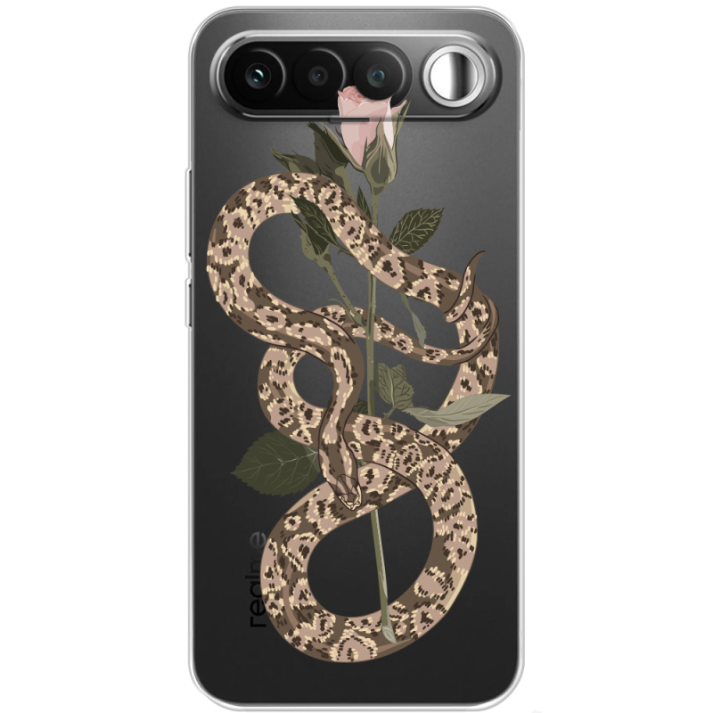 Прозорий чохол BoxFace Realme 16 5G Glamor Snake