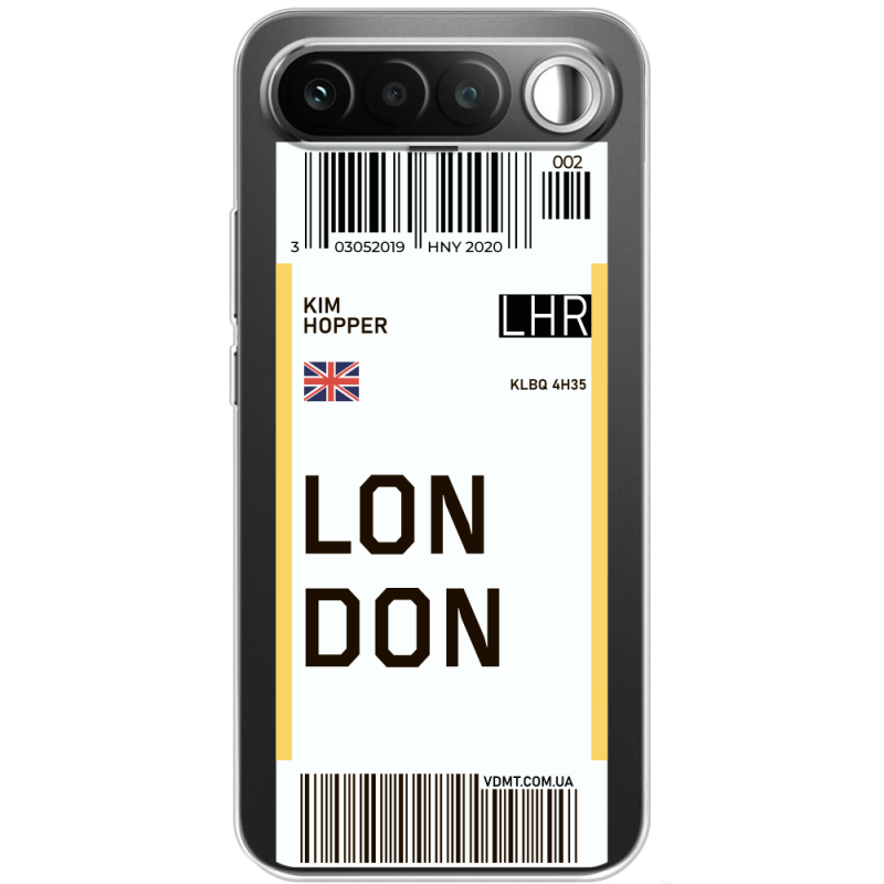 Прозорий чохол BoxFace Realme 16 5G Ticket London