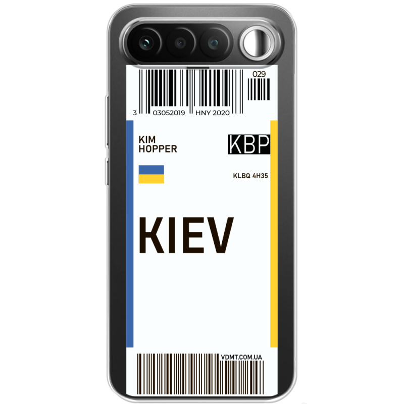 Прозорий чохол BoxFace Realme 16 5G Ticket Kiev