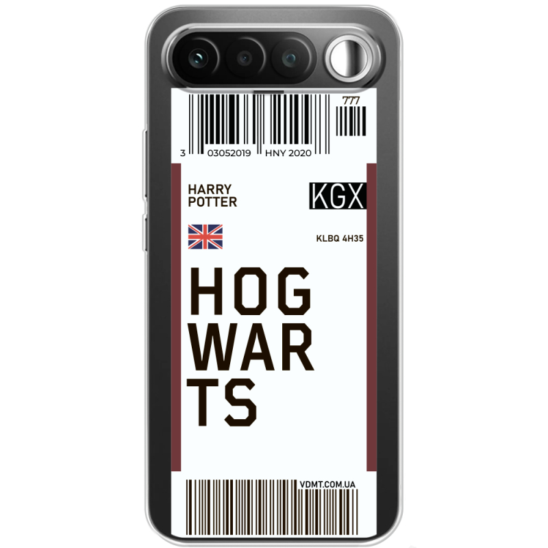 Прозорий чохол BoxFace Realme 16 5G Ticket Hogwarts
