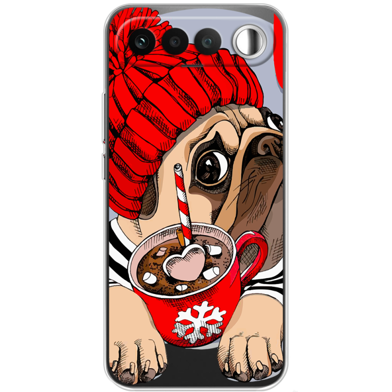 Прозорий чохол BoxFace Realme 16 5G Winter Puggy