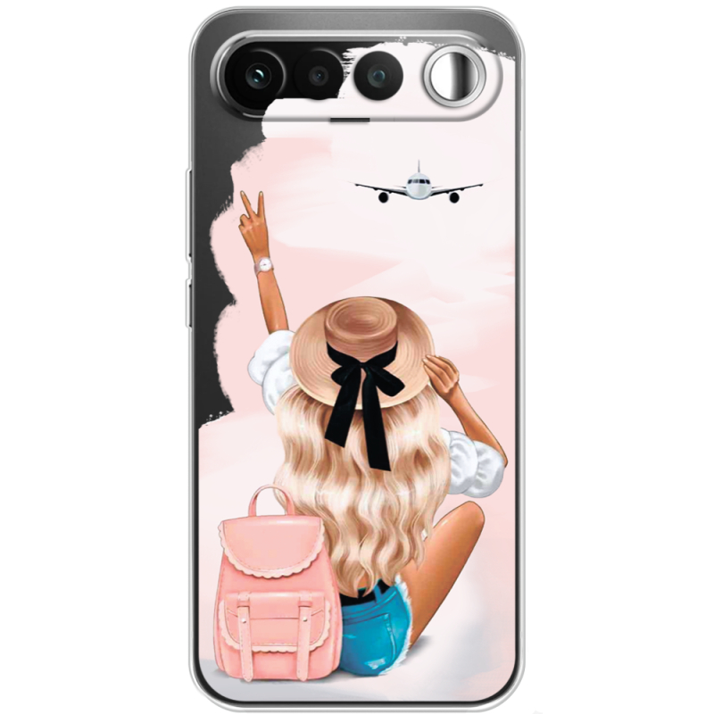 Прозорий чохол BoxFace Realme 16 5G Travel Girl