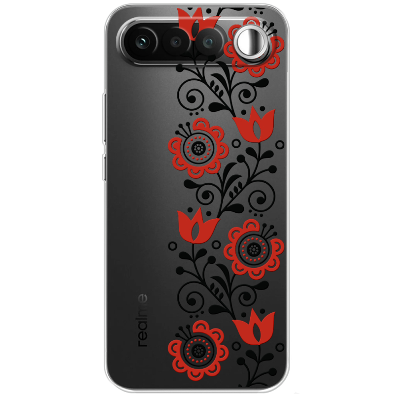 Прозорий чохол BoxFace Realme 16 5G Ethno Ornament