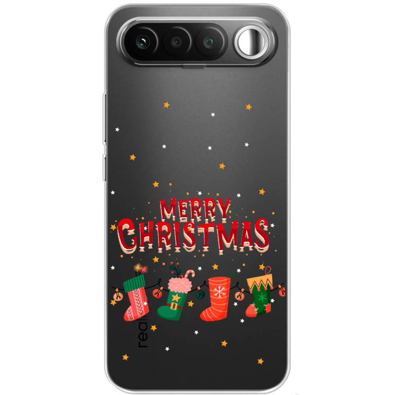 Прозорий чохол BoxFace Realme 16 5G Merry Christmas